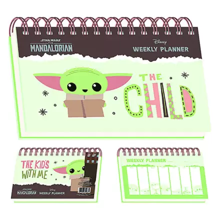 Star Wars Mandalorian Yoda the Child A5 weekly planner termékfotója