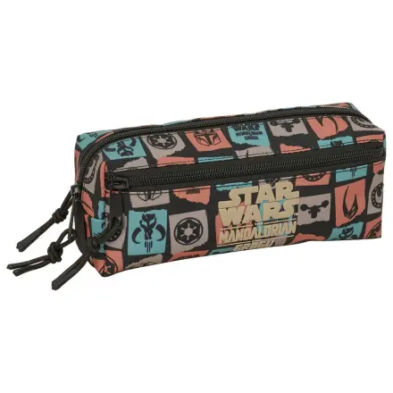 Star Wars Mandalorian & Grogu triple pencil case product photo