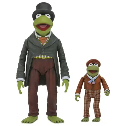 The Muppet Christmas Carol Ultimate Action Figures 2-Pack Kermit as Bob Cratchit & Robin as Tiny Tim 18 cm product photo