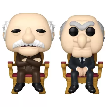 The Muppets Funko POP! Television Vinyl Figures 2-Pack Waldorf & Statler 9 cm product photo