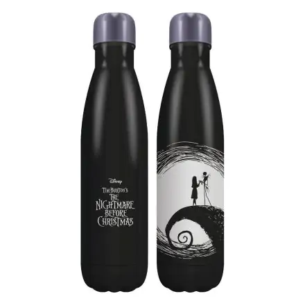 The Nightmare Before Christmas Water Bottle In front of the moon product photo