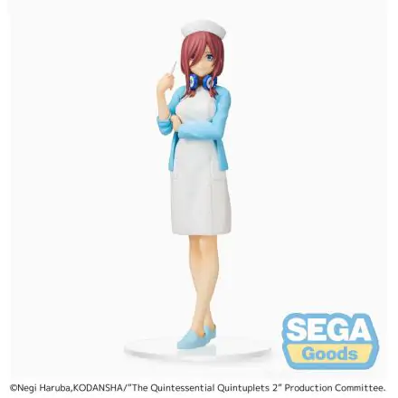 The Quintessential Quintuplets 2 SPM PVC Statue Miku Nakano Nurse Ver. 21 cm product photo