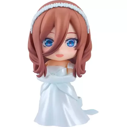 The Quintessential Quintuplets Nendoroid Action Figure Miku Nakano: Wedding Dress Ver. 10 cm termékfotója