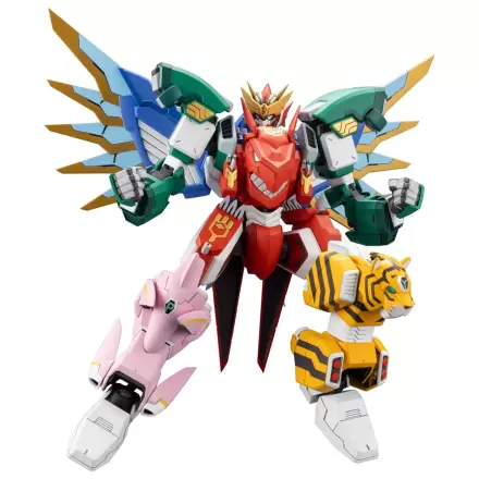 The Red Ranger Becomes an Adventurer in Another World Plastic Model Kit Maximum Kizuna Kaiser 17 cm   product photo