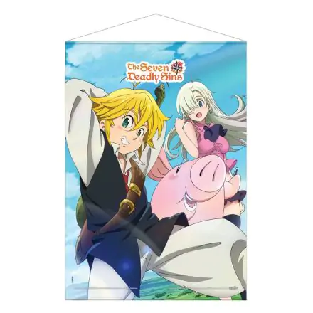The Seven Deadly Sins Wallscroll Meliodas, Elizabeth & Hawk 50 x 70 cm product photo
