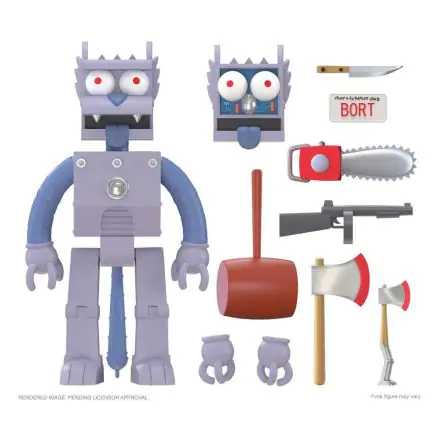 The Simpsons Ultimates Action Figure Robot Scratchy 18 cm termékfotója