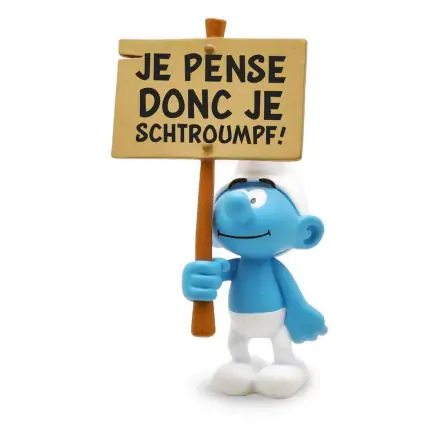 The Smurfs Collector Collection Statue Smurf wit a Sign 18 cm *French Version* product photo