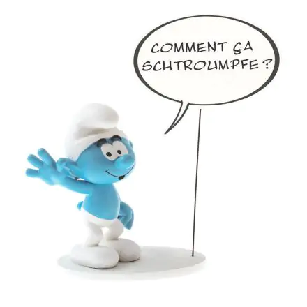 The Smurfs Collectoys Comics Speech Statue Smurf 22 cm *French Version* product photo