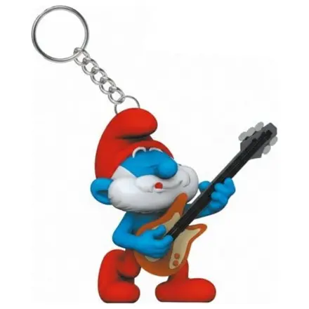The Smurfs Keychain Papa Smurf with Guitar product photo