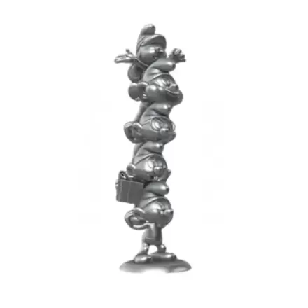 The Smurfs Resin Statue Smurfs Column Silver Limited Edition 50 cm termékfotója