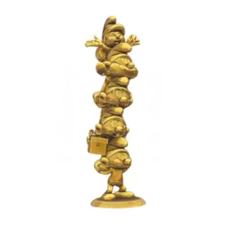 The Smurfs Resin Statue Smurfs Column Gold Limited Edition 50 cm termékfotója