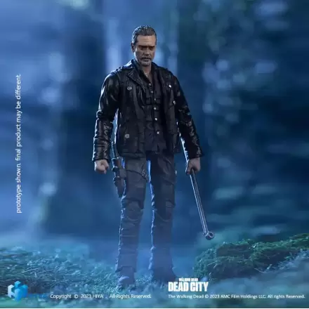 The Walking Dead Exquisite Mini Action Figure 1/18 Dead City Negan 11 cm termékfotója