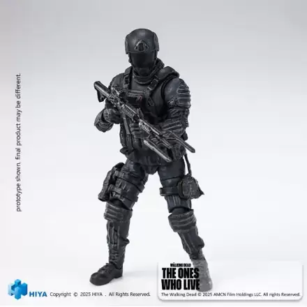 The Walking Dead: The Ones Who Lived Exquisite Mini Action Figure 1/18 CRM Soldier 10 cm product photo