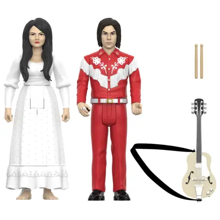 The White Stripes ReAction Action Figures 2-Pack Wave 02 The White Stripes (Elephant) 10 cm  product photo