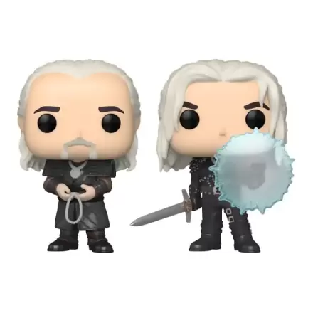 The Witcher Funko POP! Television Vinyl Figures 2-Pack Geralt & Vesemir 9 cm termékfotója