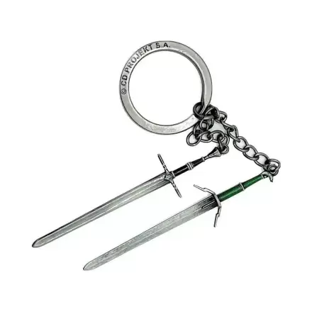 The Witcher III: Wild Hunt Keychain Geralt Two Swords termékfotója