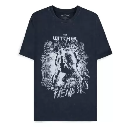 The Witcher T-Shirt Dark Blue Fiend termékfotója