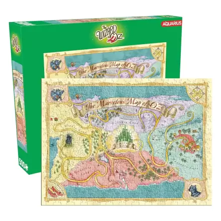 The Wizard Of Oz Map Jigsaw Puzzle (500 Piece) product photo