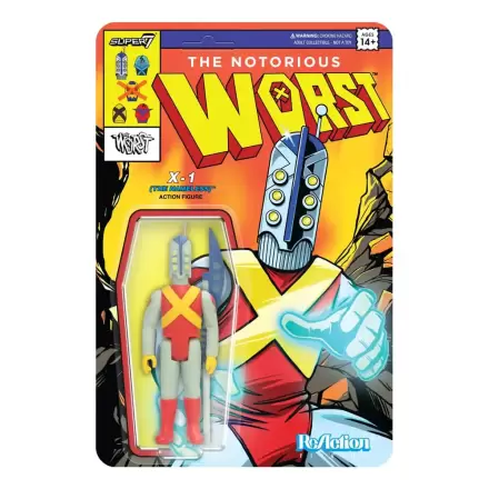 The Worst ReAction Action Figure Wave 05 Mutant Team X1 The Nameless 10 cm termékfotója