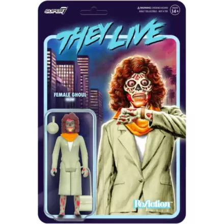 They Live ReAction Action Figure Wave 02 Female Ghoul (Glow) 10 cm product photo