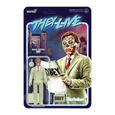 They Live ReAction Action Figure Wave 02 Male Ghoul (Glow) 10 cm termékfotója