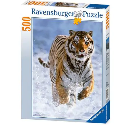 Tiger in the snow puzzle 500pcs product photo