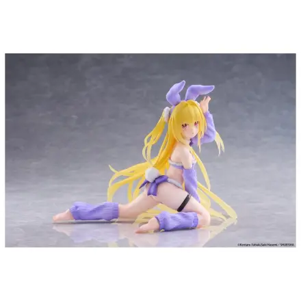 To Love-Ru Darkness MOFLOCK PVC Figure Golden Darkness (Fluffy Bunny Ver.) 13 cm product photo