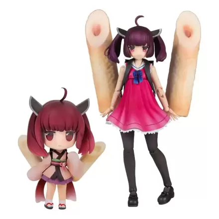 Tohoku Zunko Plastic Model Kit 1/12 Plafia Tohoku Kiritan Mini Figure Set 12 cm product photo