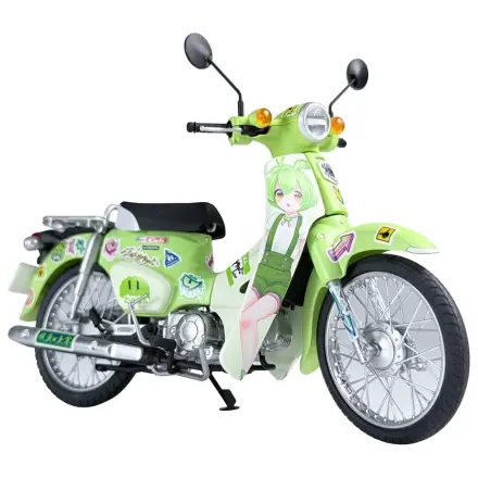Tohoku Zunko/Zundamon Project Plastic Model Kit 1/12 Honda Super Cub Zundamon Edition 11 cm product photo