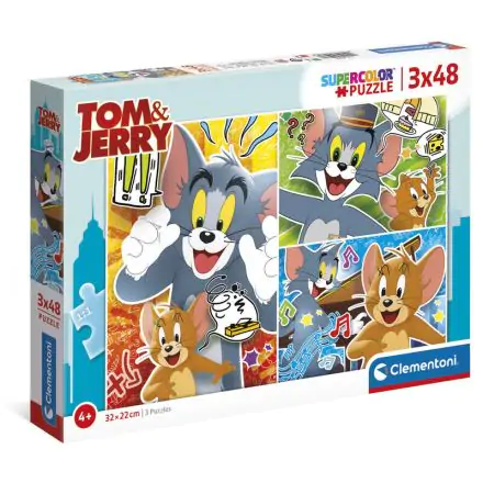Tom and Jerry puzzle 3x48pcs product photo