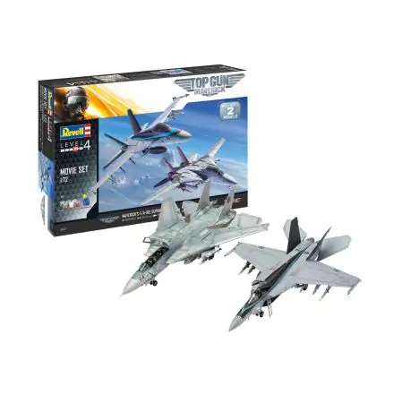 Top Gun Easy-Click Model Kit 1/72 F-14D Super Tomcat & F/A-18E Super Hornet termékfotója