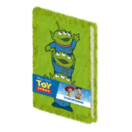 Toy Story Alien A5 Fuzzy Notebook product photo