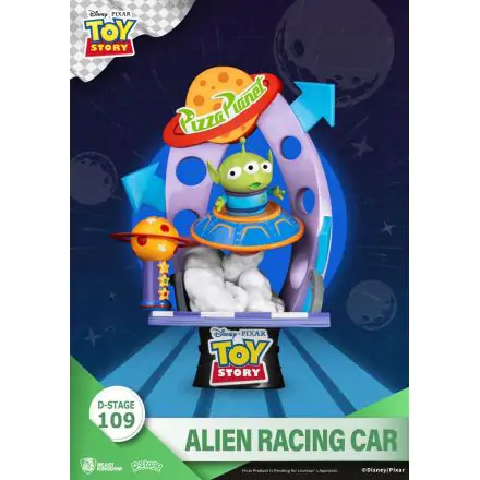 Toy Story D-Stage PVC Diorama Alien Racing Car Closed Box Version 15 cm product photo