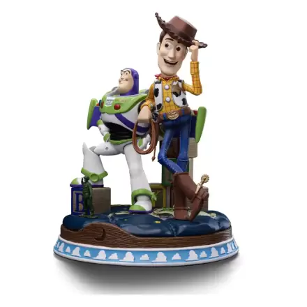 Toy Story Deluxe Art Scale Statue 1/10 Buzz & Woody 38 cm termékfotója