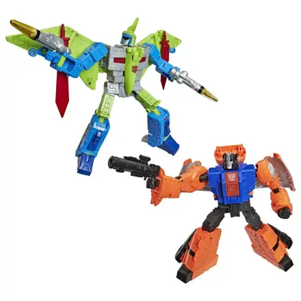 Transformers Age of the Primes Leader Class Action Figure 2-Pack G2 G2 Dinobot Swoop & G2 Dinobot Sludge 19 cm product photo