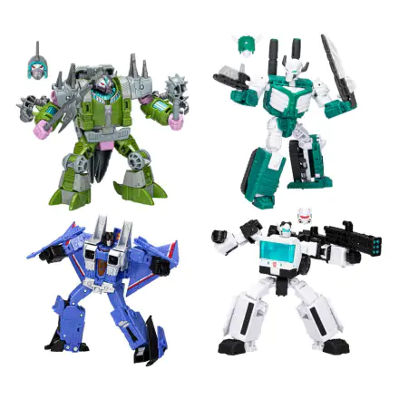 Transformers Buzzworthy Bumblebee Action Figure 4-Pack 86-24BB Ironhide (Voyager Class) & 86-20BB Prowl (Deluxe Class) product photo