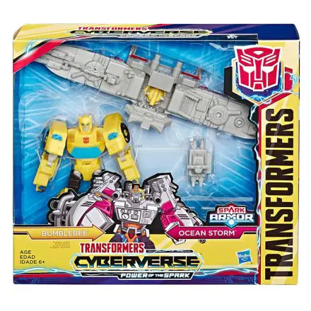 Transformers Cyberverse Spark Armor Bumblebee figure product photo