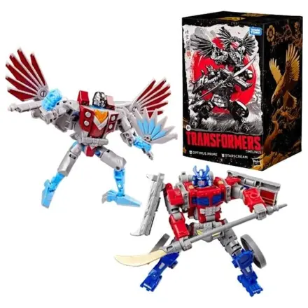 Transformers Optimus Prime & Starscream Figure Timeline 12.5cm product photo