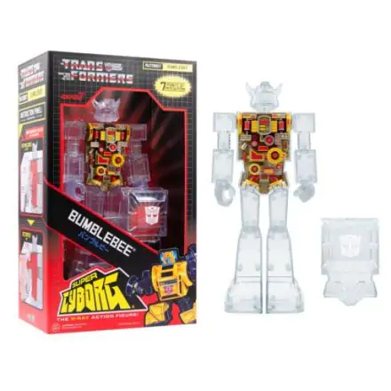 Transformers Super Cyborg Action Figure Bumblebee (Clear) 28 cm product photo