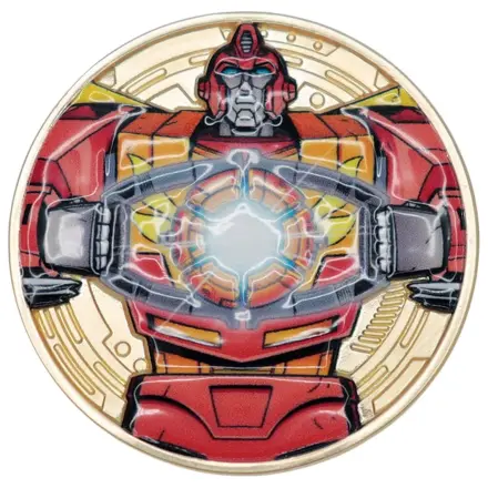 Transformers Collectable Coin The Movie 40th Anniversary Limited Edition 24k Gold Plated product photo