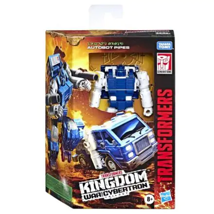 Transformers War For Cybertron Kingdom Autobot Pipes figure 14cm product photo