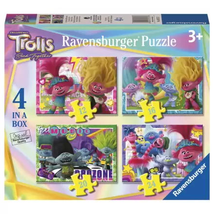 Trolls 3 puzzle 12-16-20-24pcs product photo