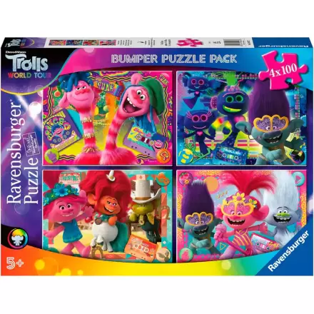 Trolls 3 puzzle 4x100pcs product photo