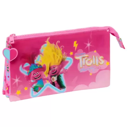 Trolls 3 triple pencil case product photo