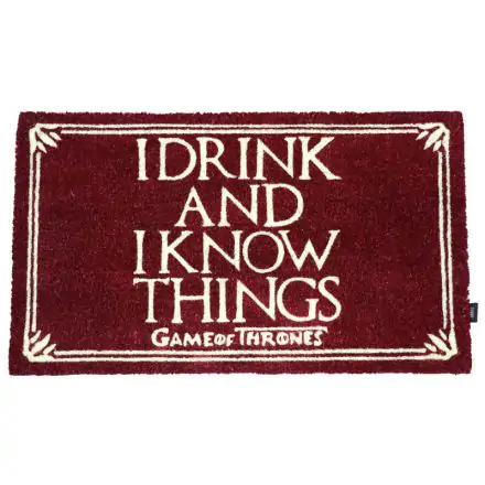Game of Thrones I Drink and I Know Things doormat product photo