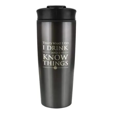 Game of Thrones  I Drink And I Know Things travel mug termékfotója