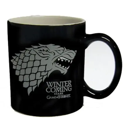 Game of Thrones Stark black ceramic mug product photo