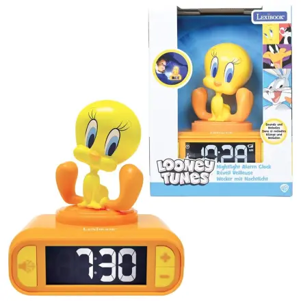 Tweety alarm clock with night light product photo