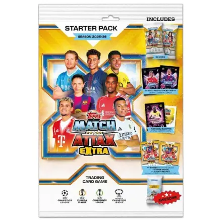 UEFA Champions League Match Attax Extra Trading Cards 2025/26 Starter Pack  product photo
