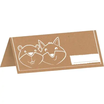Seating Card Fox, The Fox 8-piece product photo